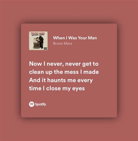 bruno mars - when i was your man videos lyrics|More.